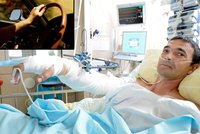 Maďar (37) si v práci uřízl ruku: Nasedl do auta a dojel do 16 km vzdálené nemocnice