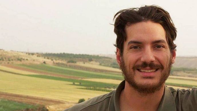 Unesený novinář Austin Tice.