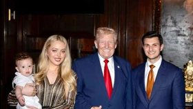 Tiffany Trumpová sdílela snímky syna Alexandera s dědou