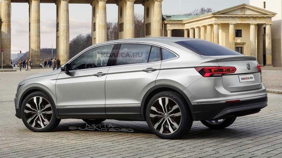 Prohlédněte si vizi Volkswagenu Tiguan Coupé. Neztratil by se ani v Evropě