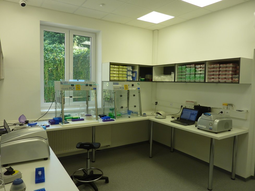 V této laboratoři 15 km od Prahy otestovali několik lidí na koronavirus, dva případy byly pozitivní.