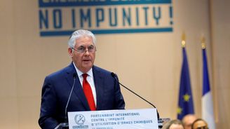 Tillerson viní syrskou vládu z použití chemických zbraní proti lidu. Sýrie to odmítá