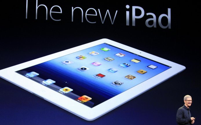 Tim Cook představuje nový iPad