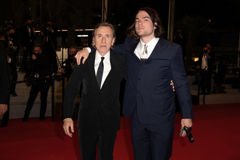 Tim Roth se synem Cormacem