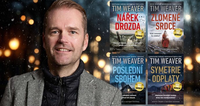 Už mnohokrát s ním i čeští čtenáři hledali zmizelé, chvěli se napětím i očekáváním nad jeho knihami s hrdinou Davidem Rakerem. Tim Weaver, britský bestsellerový autor, je v roce 2024 přijel pozdravit do Prahy a do Brna.