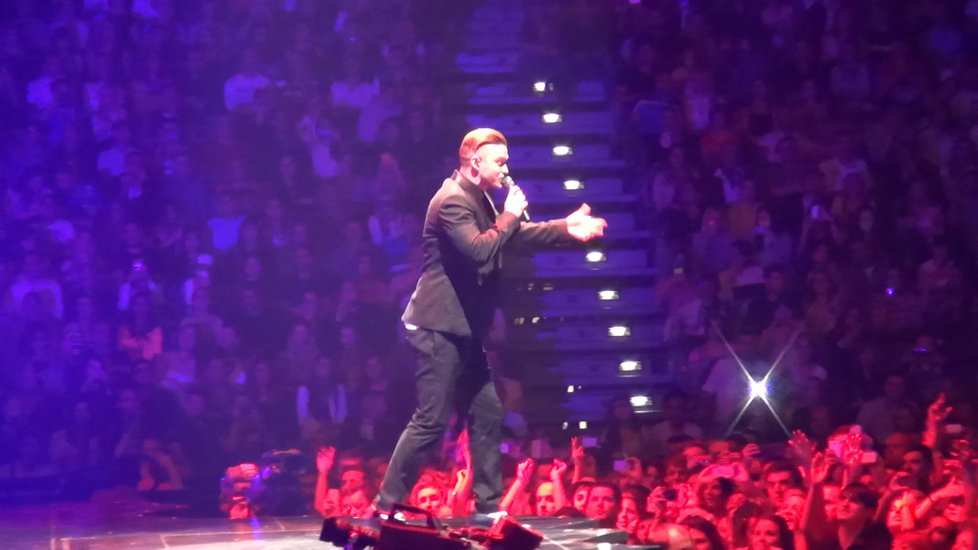 Justin Timberlake předvedl v Praze fenomenální show.