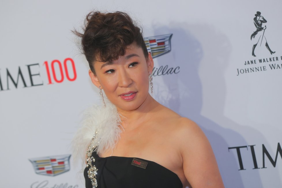 Herečka Sandra Ohová na galavečeru amerického časopisu Time věnovanému 100 osobnostem roku 2019.