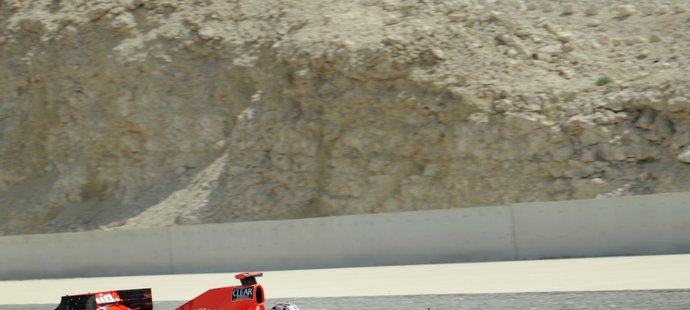 Timo Glock z tímu Virgin při loňské VC Bahrajnu