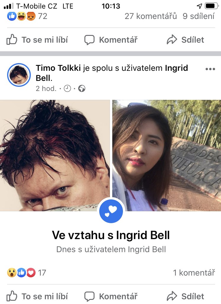 Timo Tolkki oznámil nový vztah