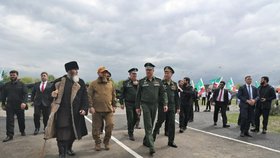 Náměstek Timur Ivanov s Ramzanem Kadyrovem v Čečně (květen 2023).