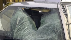 Tak vypadala Škoda Fabia po ledové »sprše«