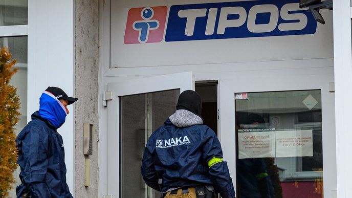 Policejní razie ve slovenské loterijní společnosti Tipos.