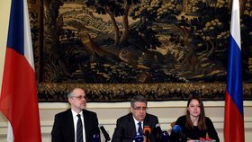 Tisková konference ruského velvyslance v České republice Alexandra Zmejevského ke kauze Skripal