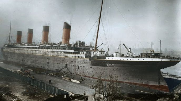 Titanic těsně před dokončením