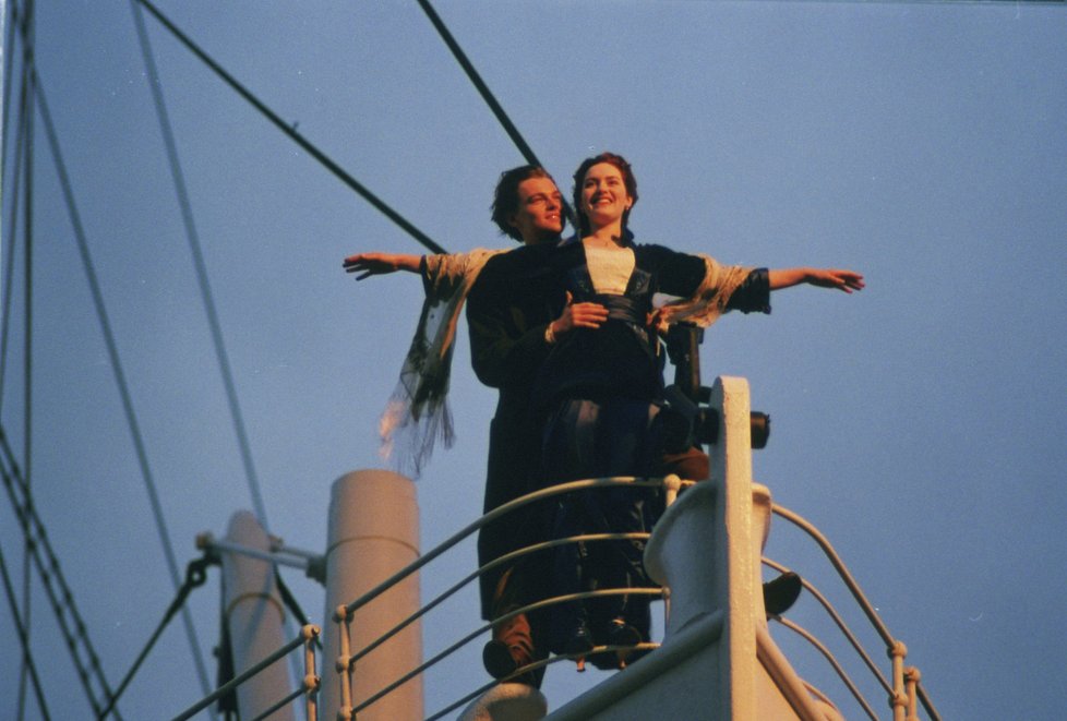 Slavná scéna z Titanicu.