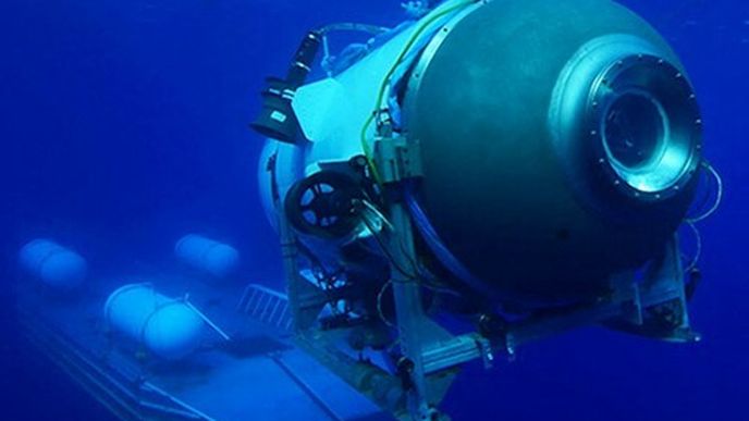 Ponorka Titan, která zmizela na turistické expedici u Titaniku