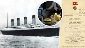 Poslední večeře na Titanicu: Ústřice i pečené káchňátko. Pro třetí třídu jen rýžovou polévku
