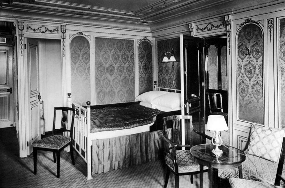 Luxusní ložnice na Titanicu