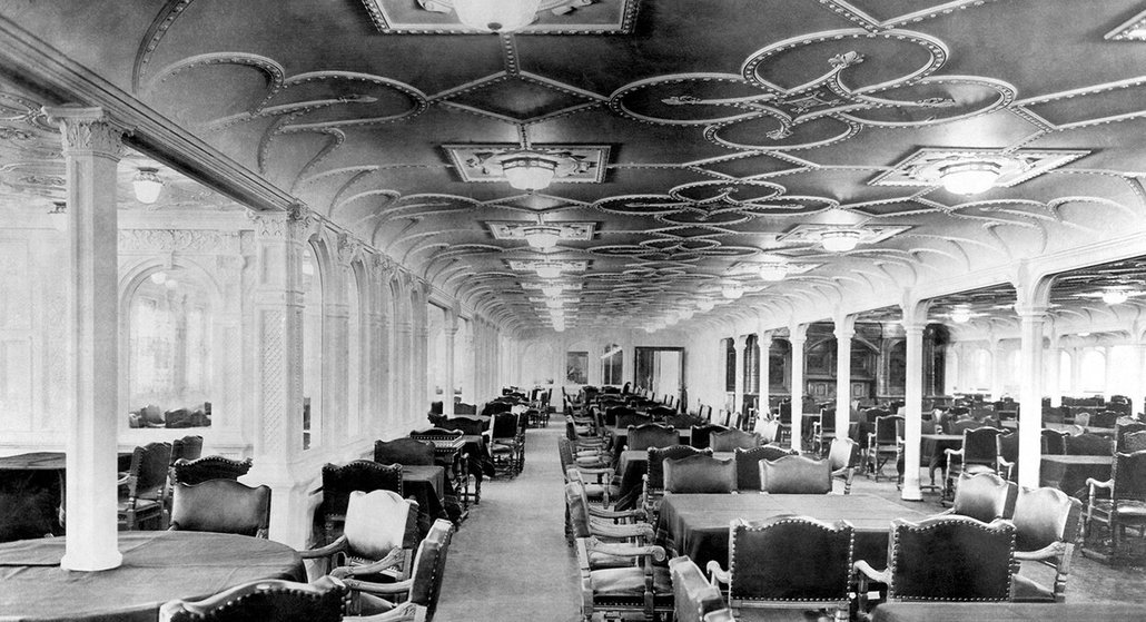 Jedna z restaurací na Titanicu