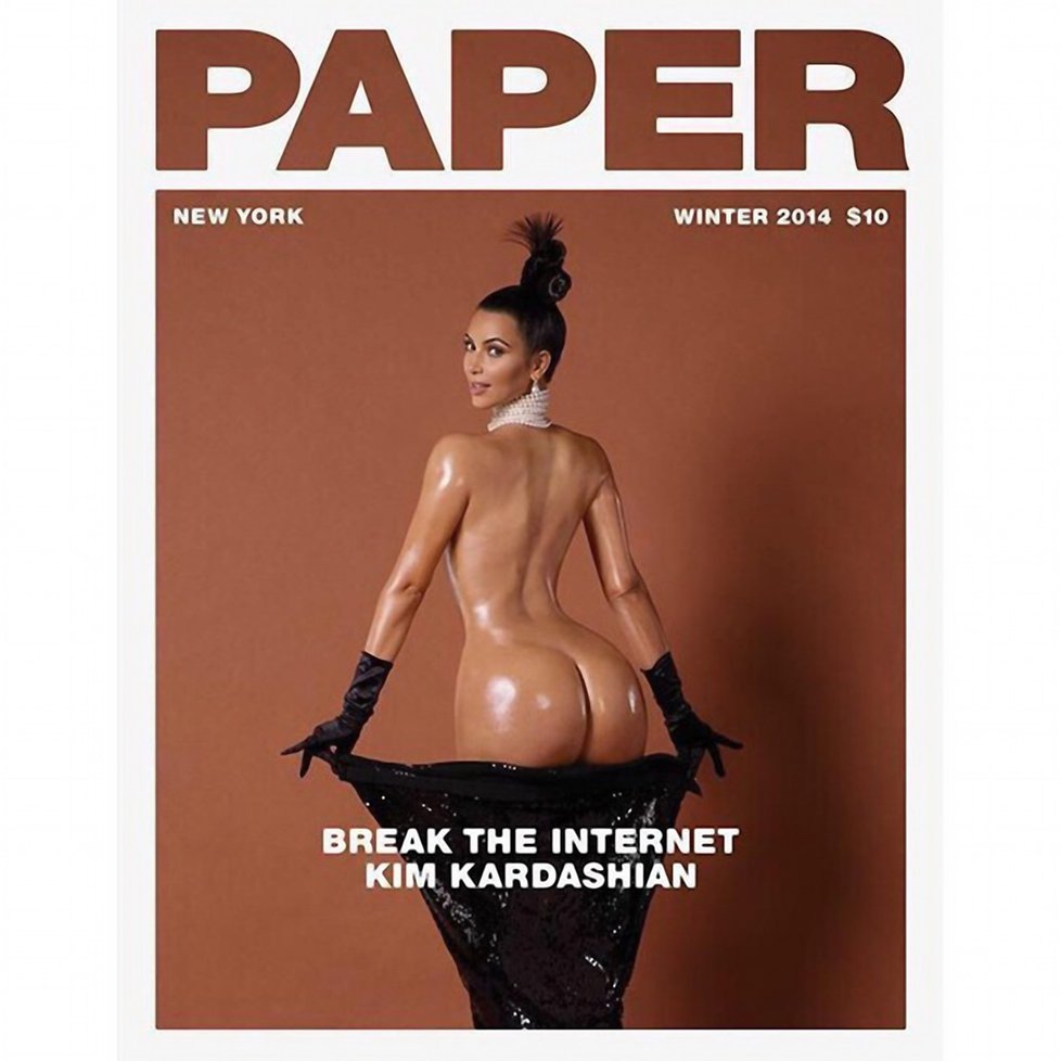 Americká hvězda Kim Kardashian.