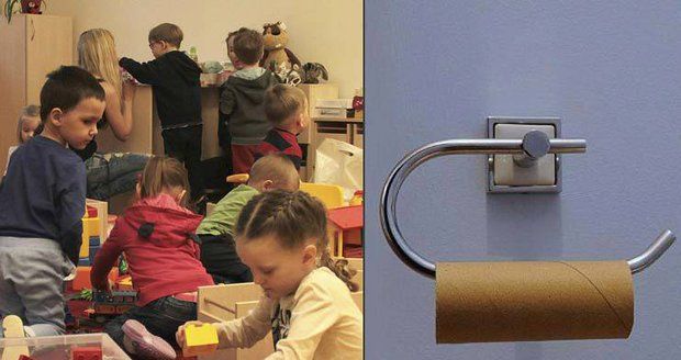Rodiče dětem do některých pražských mateřských školek dávají i toaletní papír.