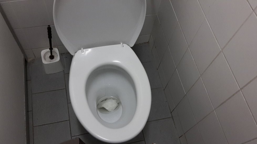 Toalety v Olšanské poliklinice