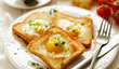 Toasty s vejci a čedarem