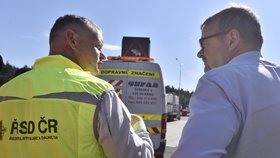 Ministr dopravy Ťok otevřel 5,5 kilometru modernizované dálnice D1 mezi Velkou Bíteší a Devíti Kříži