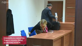 Anna Ťoková, exmanželka ministra dopravy, žaluje svého bývalého muže o 15 milionů korun (27. 11. 2018)