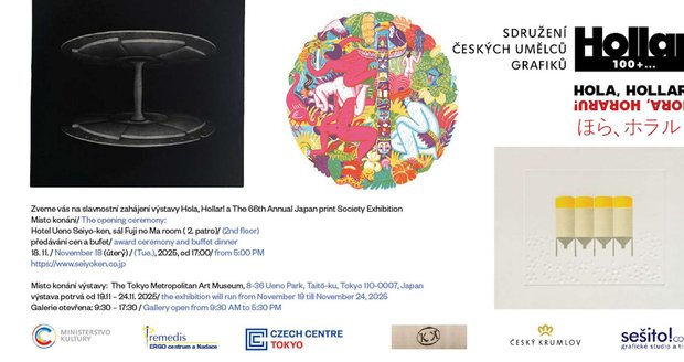 Česká grafika dobývá Tokio. Pražská umělkyně Zuzka přivezla české autory na slavnou výstavu Japan Print Society.