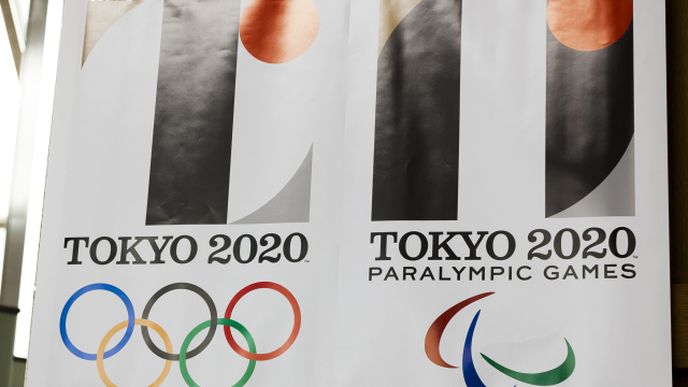 Dnes už bývalé logo tokijské olympiády