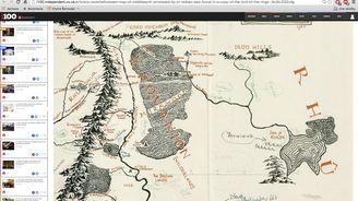 Unikátní objev: v knize Pán prstenů se našla mapa Středozemě popsaná Tolkienem