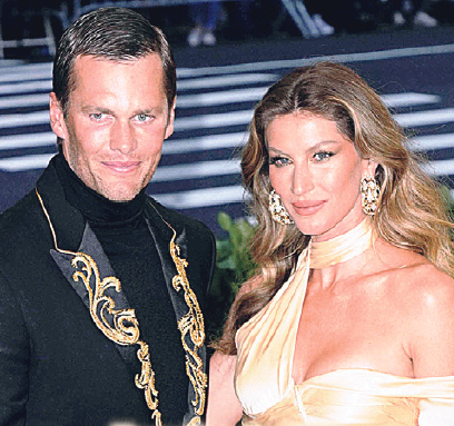 Tom Brady (45) a Gisele Bündchenová (42)