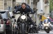 Tom Cruise během natáčení šestého dílu akčního filmu Misson: Impossible