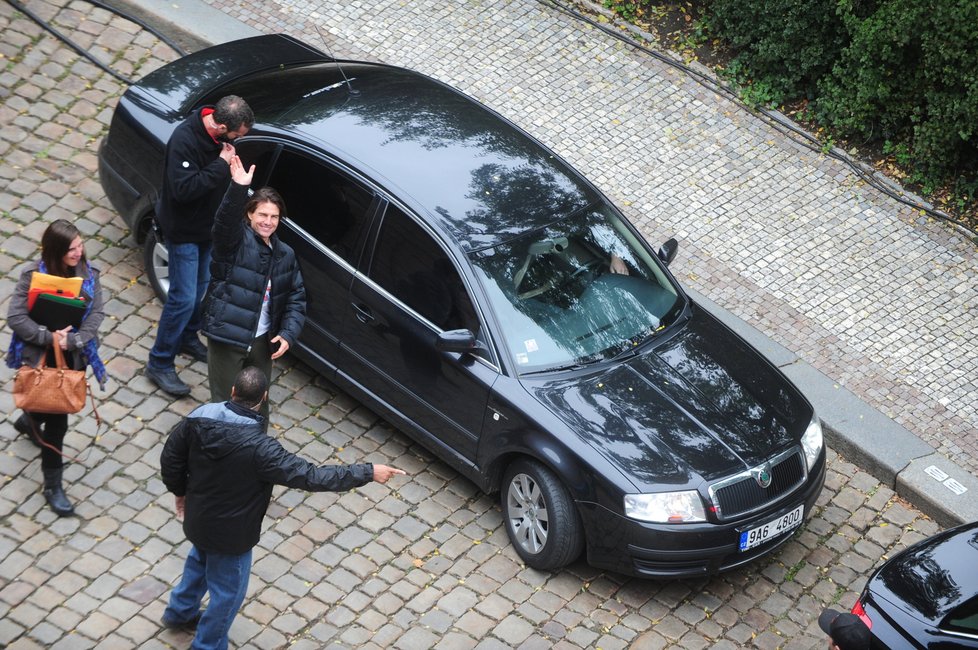 Tom Cruise natáčí v Praze