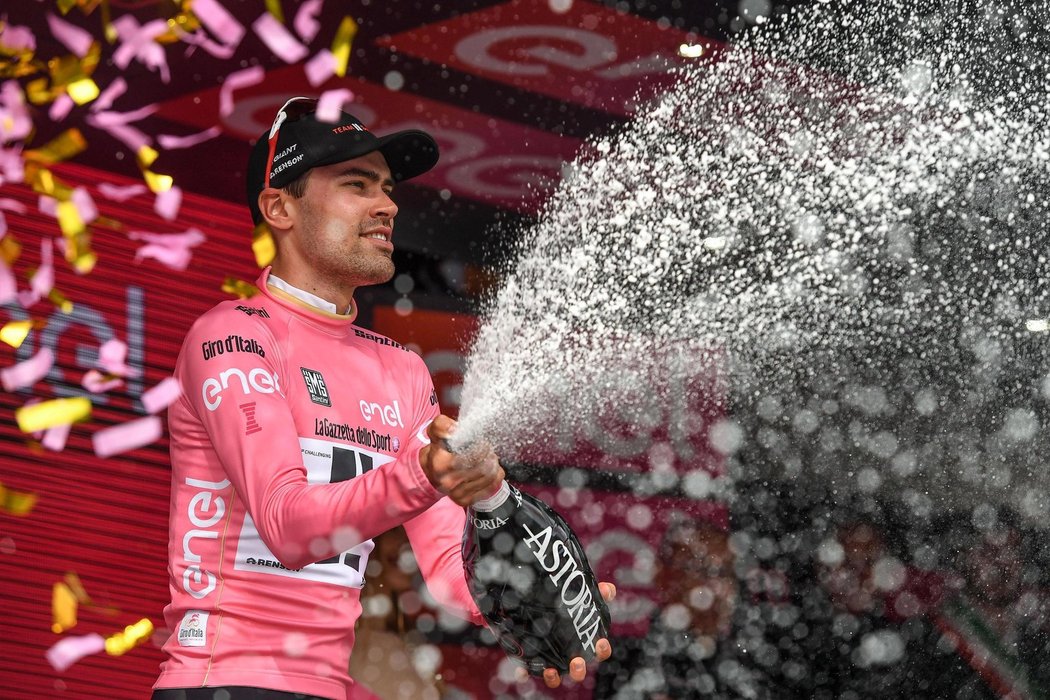 Tom Dumoulin se může radovat z vítězství na Giro d´Italia
