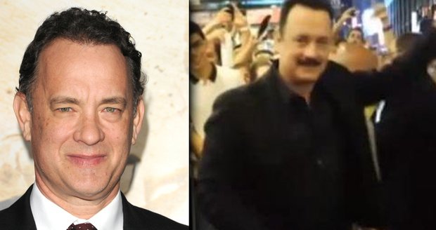 Tom Hanks na autogramiádě zdraví Slovenské fanoušky