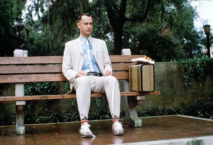 Tom Hanks ve filmu Forrest Gump