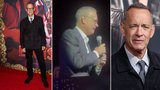 Pohublý Tom Hanks šokoval na premiéře: Nekontrolovatelný třas rukou! Že by vážná nemoc?!