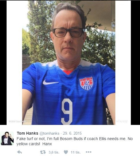 Tom Hanks na twitteru