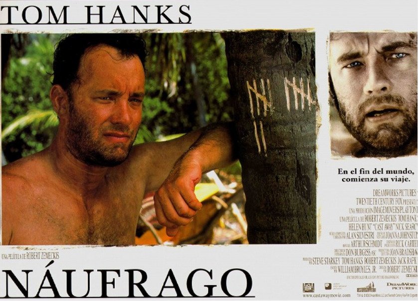 Tom Hanks ve filmu Trosečník