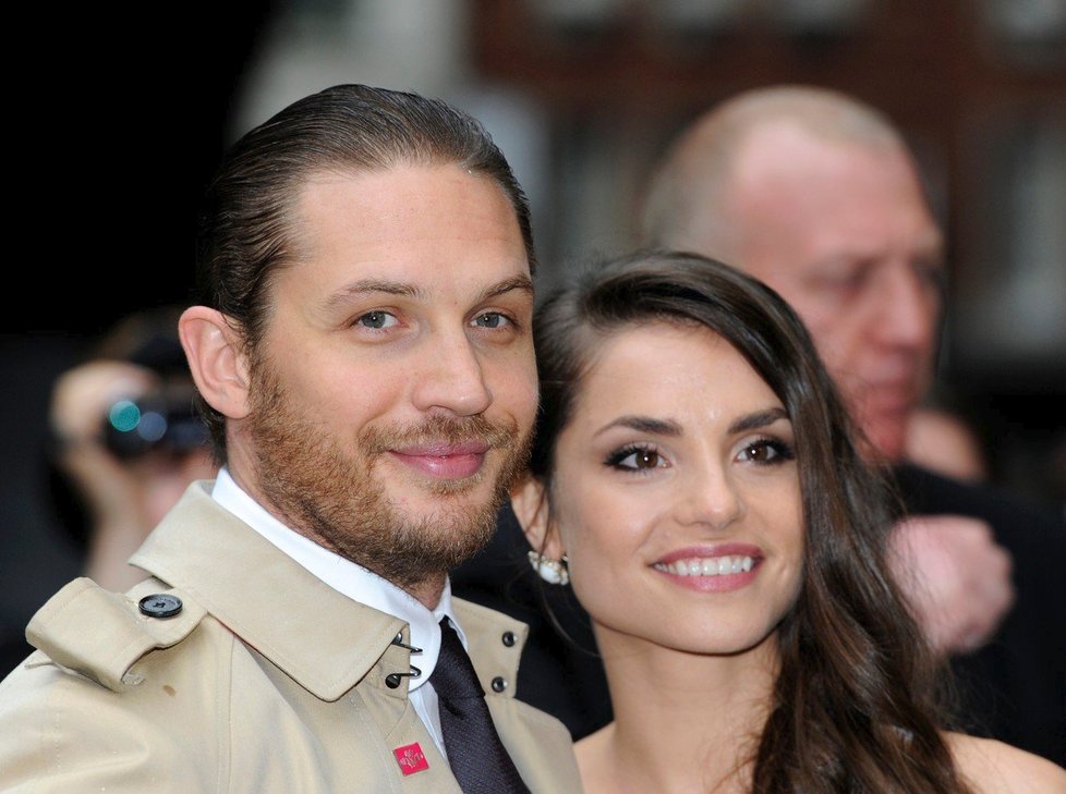 Tom Hardy a jeho manželka, Charlotte Riley