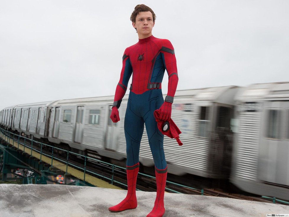 Tom Holland jako Spinderman.