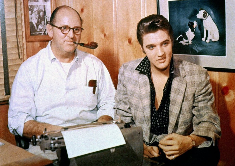 Elvis Presley a jeho manažer Tom Parker