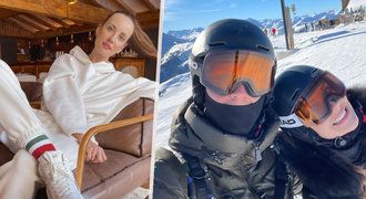 Tomáš Berdych si užívá se svou láskou Ester: Romantika na sněhu!