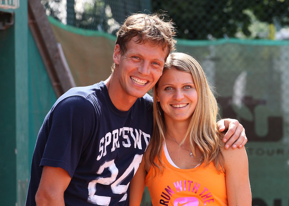 Berdych a Šafářová těsně před startem květnového French Open.