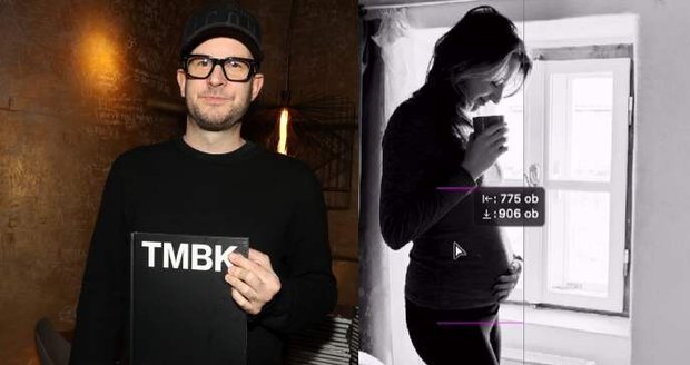 Grafik Tomáš Břínek (42) alias TMBK: Druhé dítě na cestě!
