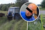 Cyklistu Tomáše (51) na Českolipsku srazil traktor: Náraz zlomil kolo, život muži zachránila přilba!