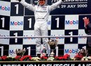 Tomáš Enge po jednom z nej významnějších vítězství v kariéře, když v juniorce McLarenu vyhrál závod F3000