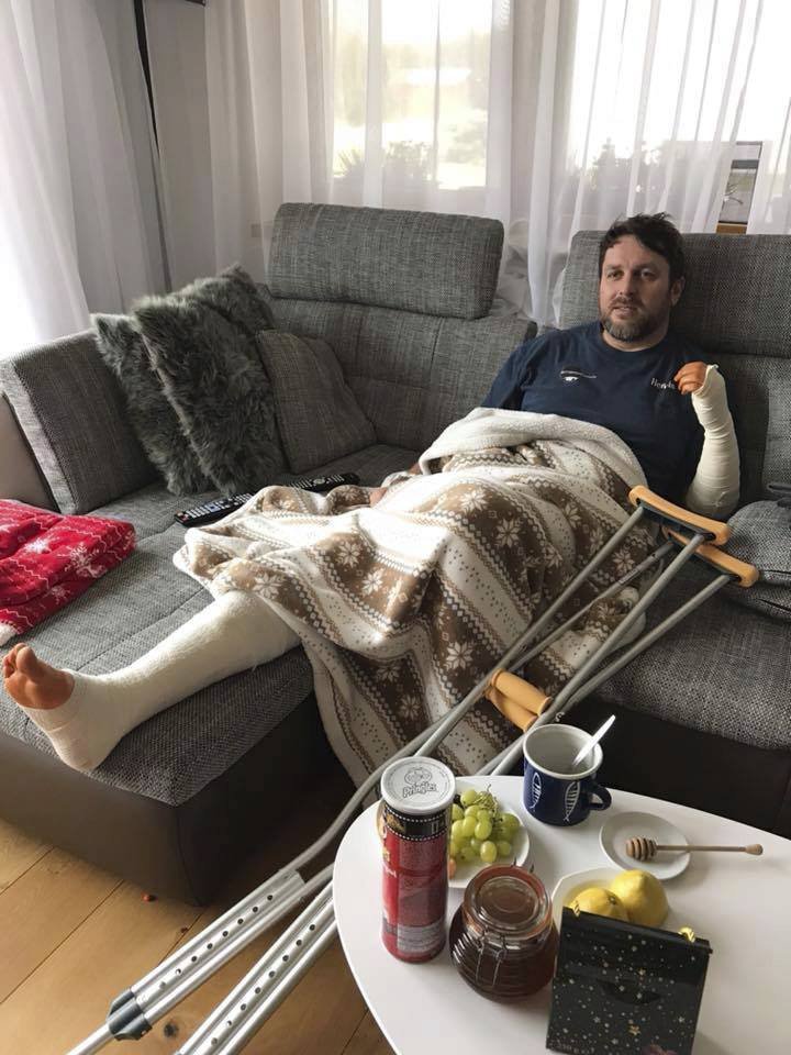 Tomáš Hauptvogel se zotavuje po operaci